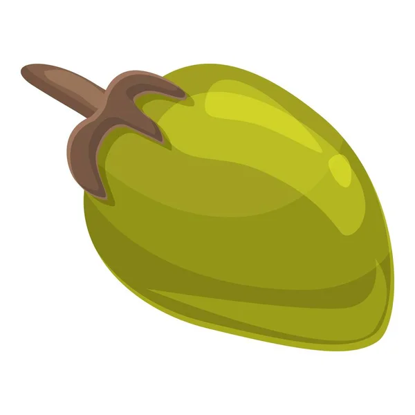 Baobab icono de la fruta, estilo de dibujos animados — Vector de stock