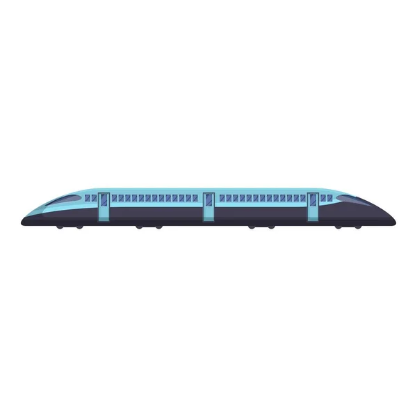 Icône train express, style dessin animé — Image vectorielle
