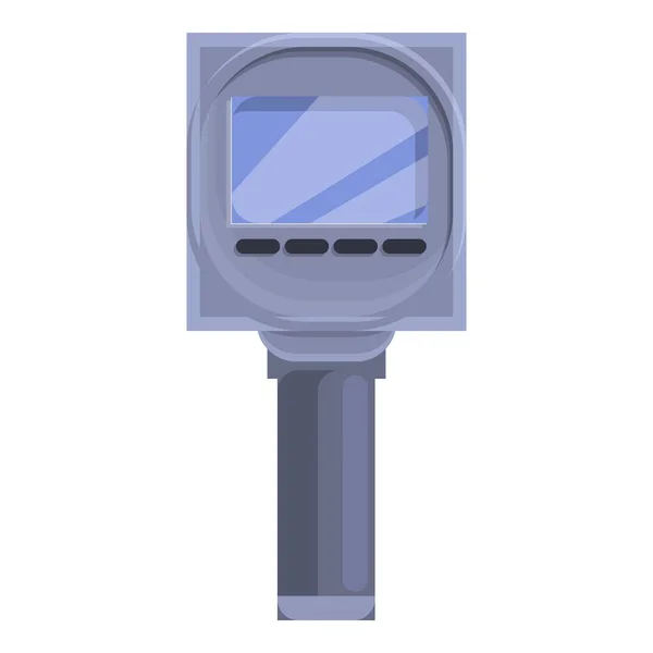 Icono de cámara de radar de velocidad, estilo de dibujos animados — Vector de stock