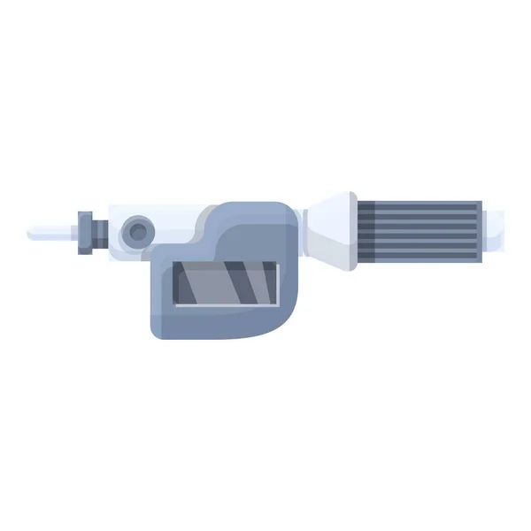 Digitale micrometer technologie icoon, cartoon stijl — Stockvector