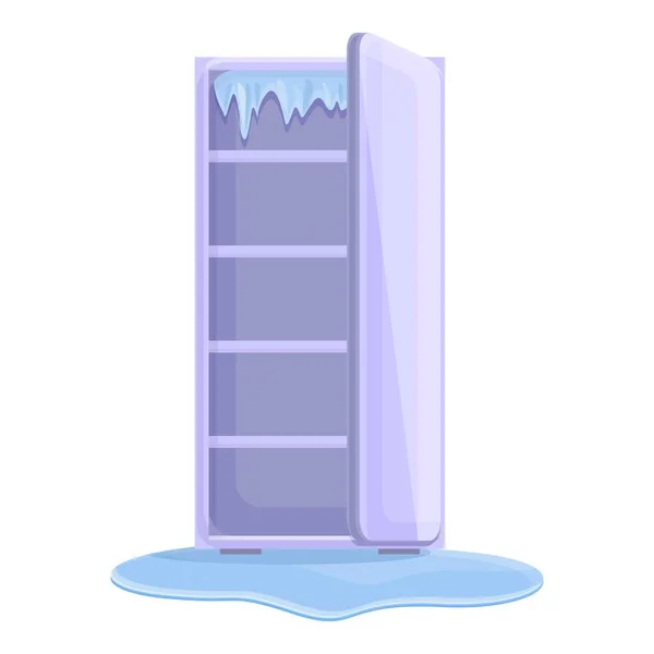 Ícone de reparação do refrigerador Home, estilo dos desenhos animados —  Vetores de Stock