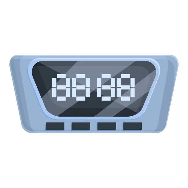 Taximeter button icon, cartoon style — Stock Vector