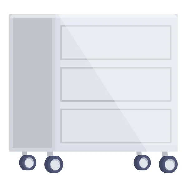 Icono de carro de viaje de primera clase, estilo de dibujos animados — Vector de stock