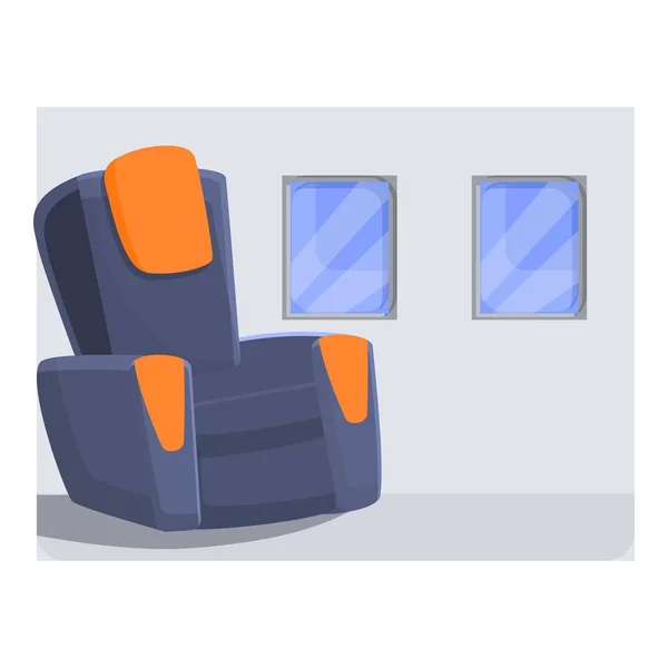 First class travel icon, cartoon style — Stock Vector