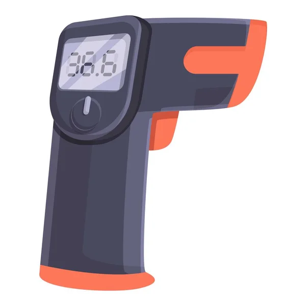 Thermometer-Symbol im Krankenhaus, Cartoon-Stil — Stockvektor