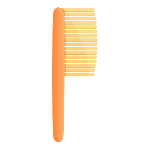 Ícone de pente de cabelo, estilo cartoon — Vetor de Stock