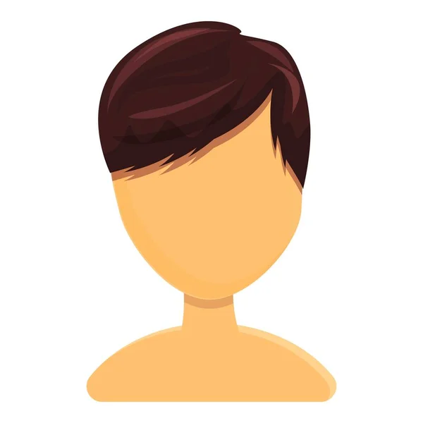 Icona taglio di capelli, stile cartone animato — Vettoriale Stock