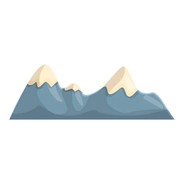Ícone de montanhas, estilo cartoon — Vetor de Stock