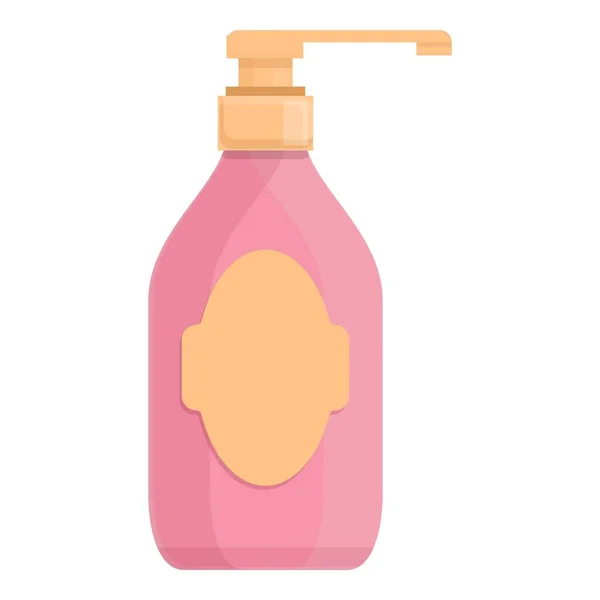 Icône de savon liquide coréen, style dessin animé — Image vectorielle