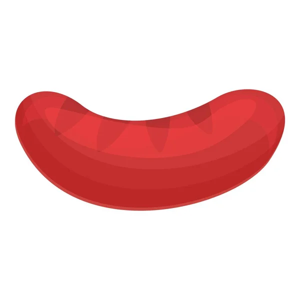 Takeaway sausage icon, cartoon style — Vettoriale Stock