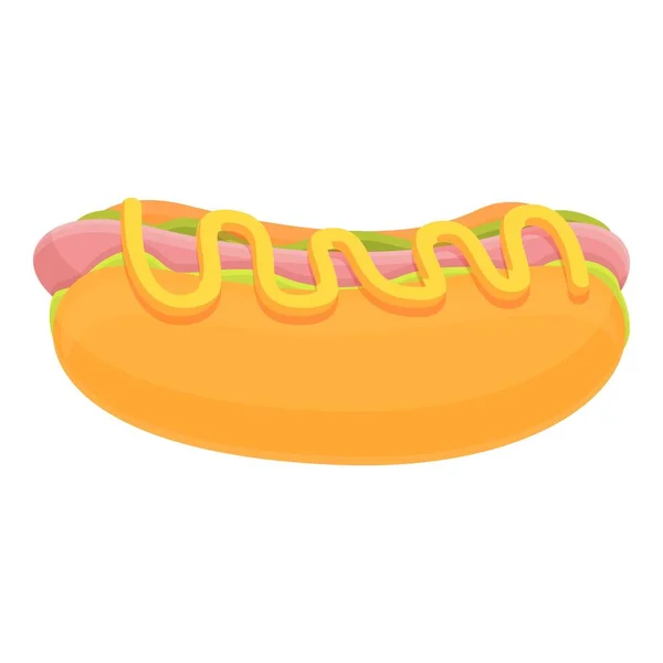 Refresh hot dog icon, cartoon style — стоковый вектор