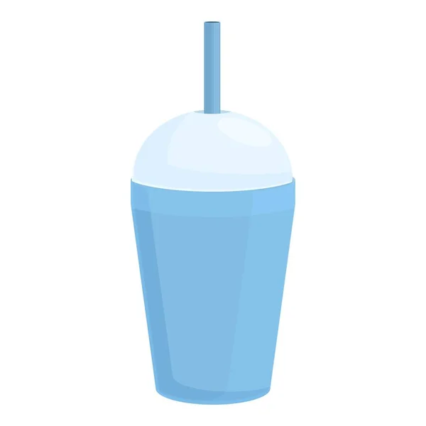 Takeaway lemonade icon, cartoon style — Vetor de Stock