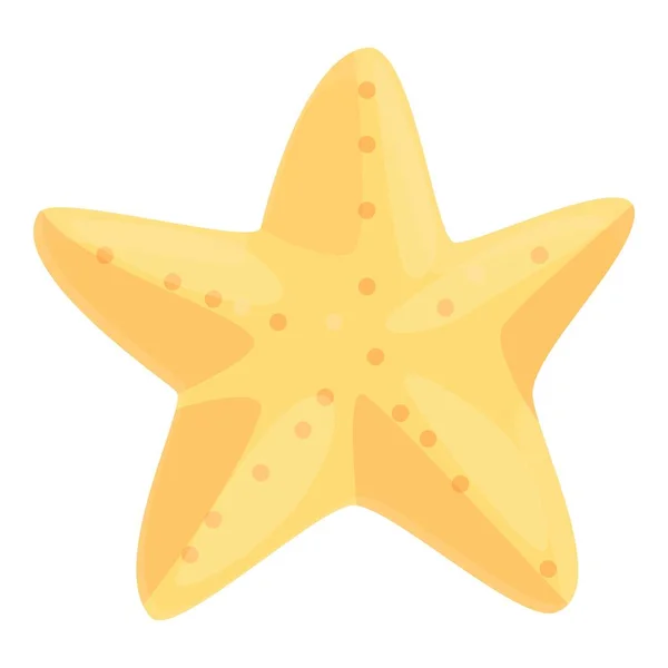 Starfish icon, cartoon style — Stock Vector
