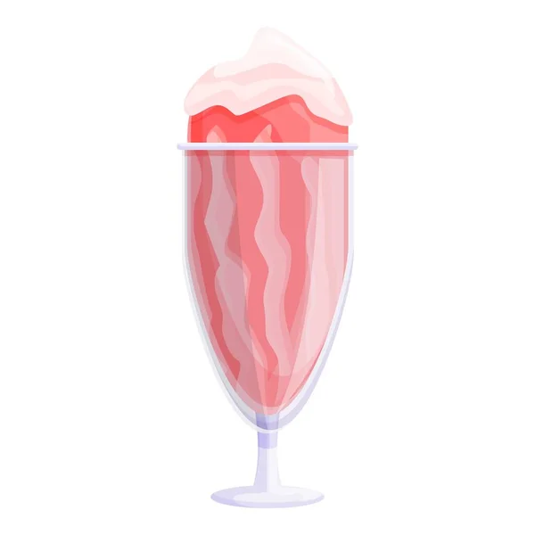 Deliziosa icona gelato, stile cartone animato — Vettoriale Stock