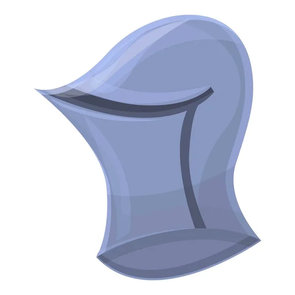 Ridder helm pictogram cartoon vector. Middeleeuwse krijger — Stockvector