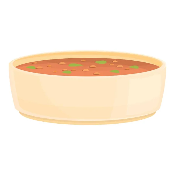 Sopa de lentilha ícone cartoon vector. Sopa de lentilha — Vetor de Stock