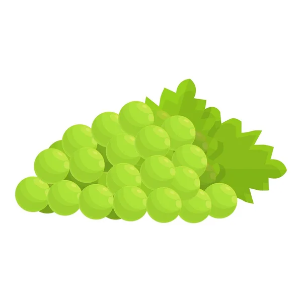 French green grapes icon cartoon vector. France wine grape — Stock Vector