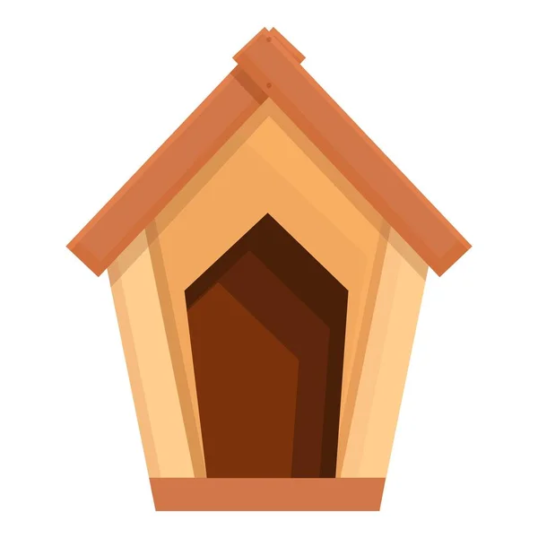 Мультипликационный вектор собачьего питомника на крыше. Дом для щенков — стоковый вектор