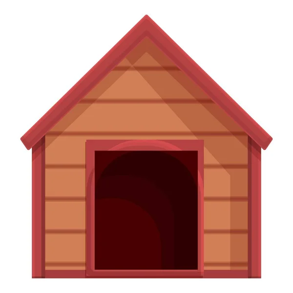 Acessório doghouse ícone cartoon vector. Canil de cão —  Vetores de Stock