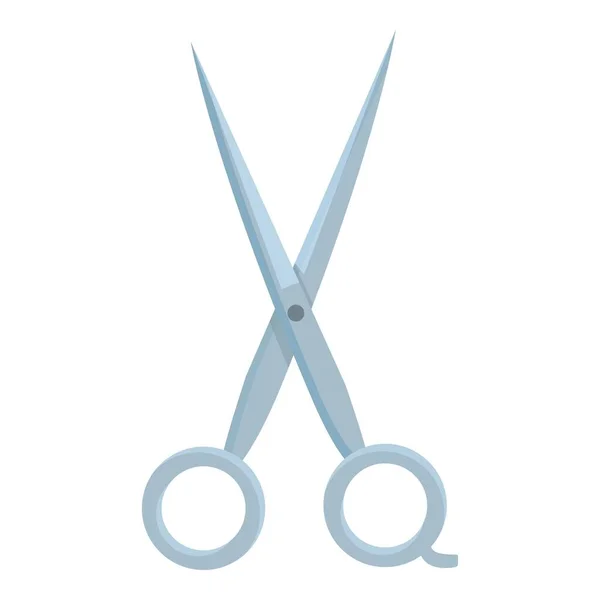 Ножницы для волос иконка вектор карикатуры. Стрижка стилист — стоковый вектор