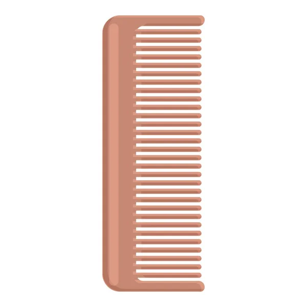 Ícone de pente de plástico vector cartoon. Pincel de cabelo — Vetor de Stock