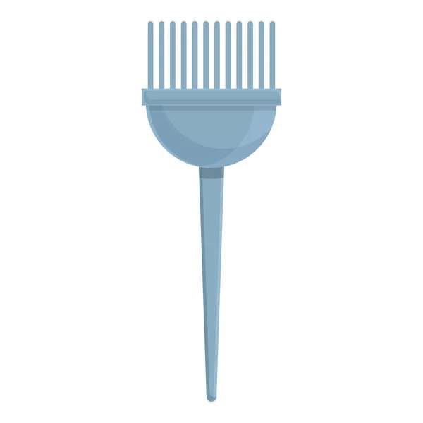 Hair colouring brush icon cartoon vector. Hair color tool — Stock Vector