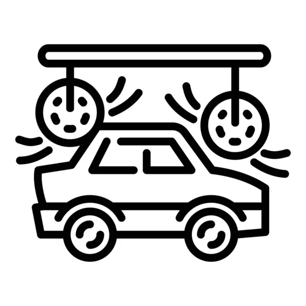 Icono de lavado de coches, estilo de esquema — Vector de stock