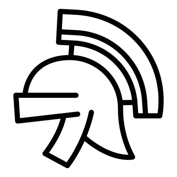 Грецька ікона шолома. — стоковий вектор