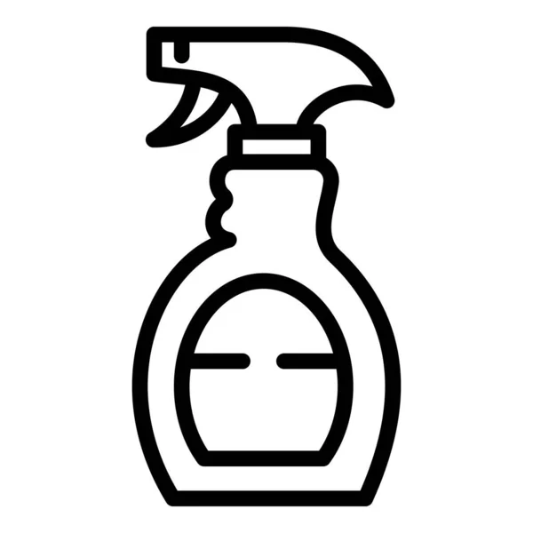 Home tiszta spray ikon, körvonalazott stílus — Stock Vector