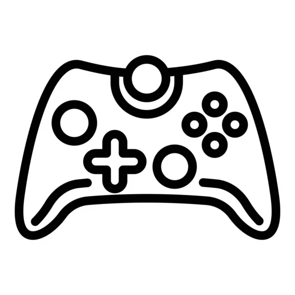 Icono de joystick, estilo de esquema — Vector de stock