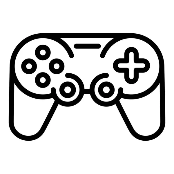 Xbox joystick icon, outline style — 스톡 벡터