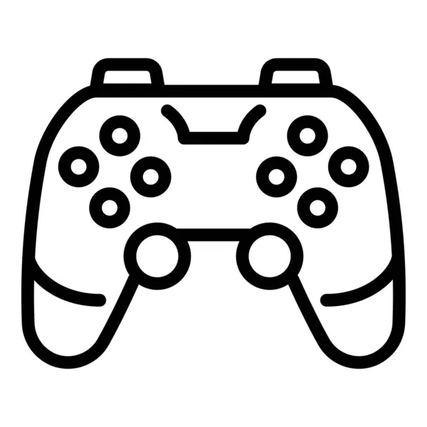 Icône du joystick Nintendo, style contour — Image vectorielle