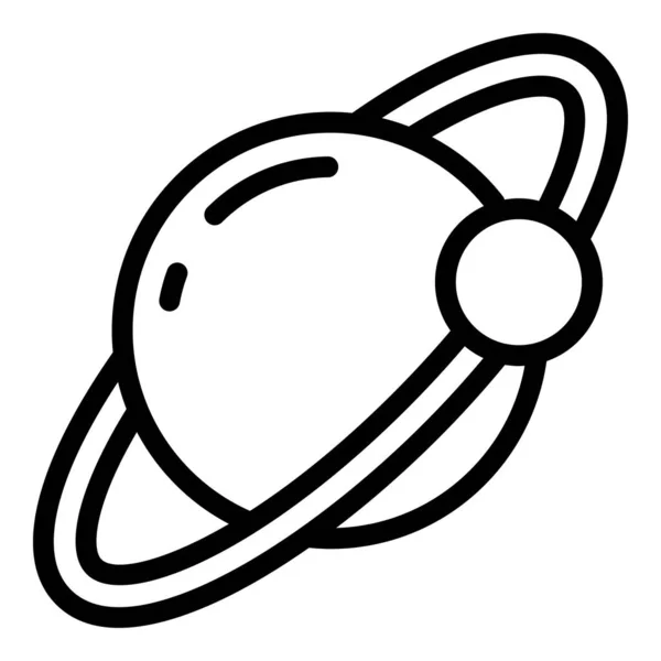 New solar planet icon, outline style — Wektor stockowy