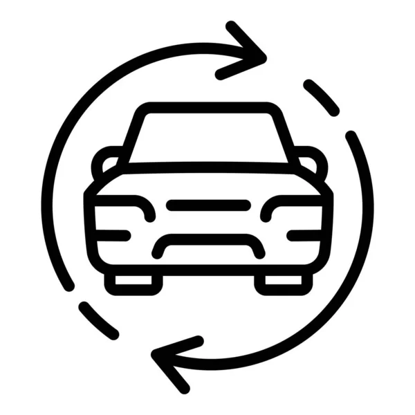 Araba paylaşım simgesi kullan, özet biçimi — Stok Vektör
