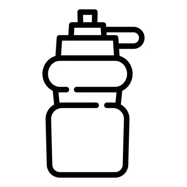 Иконка для бутылки спортивного питания, стиль — стоковый вектор