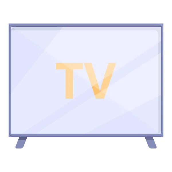 Smart tv icon cartoon vector. Screen television — Stock Vector