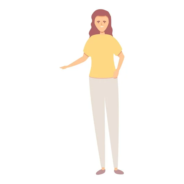 Γυναίκα ιατρική υγεία εικονίδιο φορέα κινουμένων σχεδίων. Εργασίες φροντίδας — Διανυσματικό Αρχείο