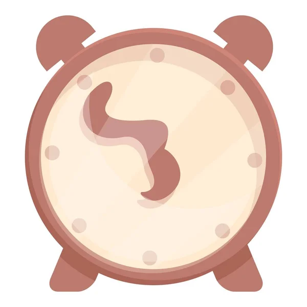 Jet lag clock icon cartoon vector. Zona waktu - Stok Vektor