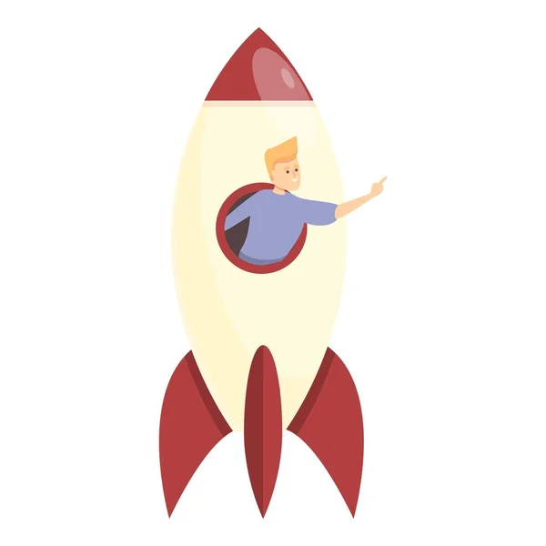 Startup megvalósítás ikon rajzfilm vektor. Vállalkozásindítás — Stock Vector