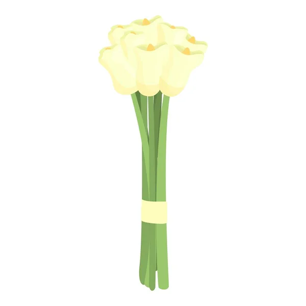 Ikona bukietu Calla wektor kreskówki. Kwiat lilii — Wektor stockowy