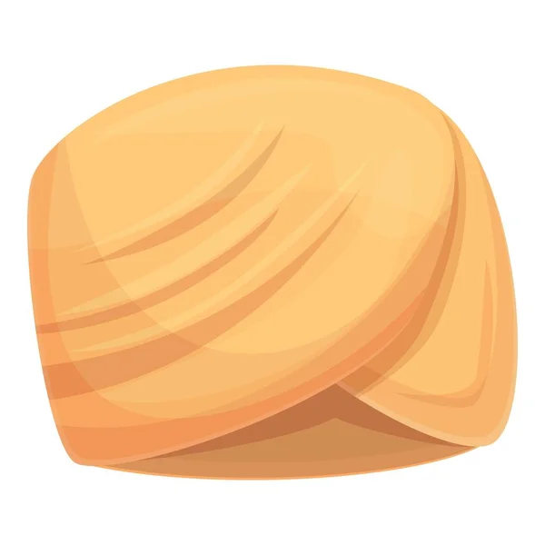 Turban cap icono vector de dibujos animados. Sombrero árabe — Vector de stock