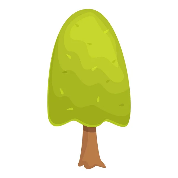 Branch copac de tăiere icon vector de desene animate. Întreținere grădină — Vector de stoc