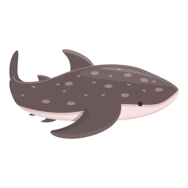 Whale shark fauna icon cartoon vector. Animal fish — Stock Vector