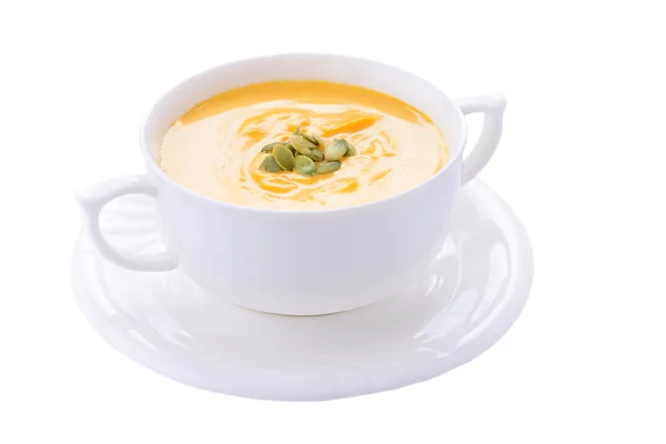 Крем суп з гарбуза — стокове фото