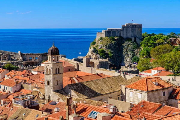 Oude Stad Van Dubrovnik Kroatië Stockfoto