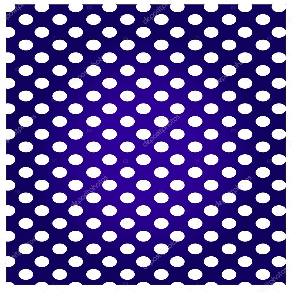 White blue polka dots