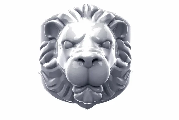 Décor tête de lion Image En Vente