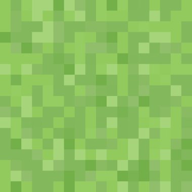 Piksel arkaplan. Oyun geçmişi konsepti. Kare şablon arka planı. Minecraft konsepti. Vektör çizimi. Açık Yeşil Vektör soyut desenli çokgen arkaplan