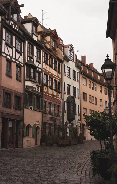 Nürnberg Tyskland Mars 2020 Korsvirkesbyggnader Nürnbergs Historiska Centrum — Stockfoto