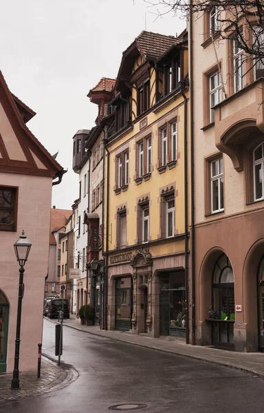 Norimberga Germania Marzo 2020 Edifici Graticcio Nel Centro Storico Norimberga — Foto Stock